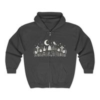 Night Whimsy Hoodie (full zip)