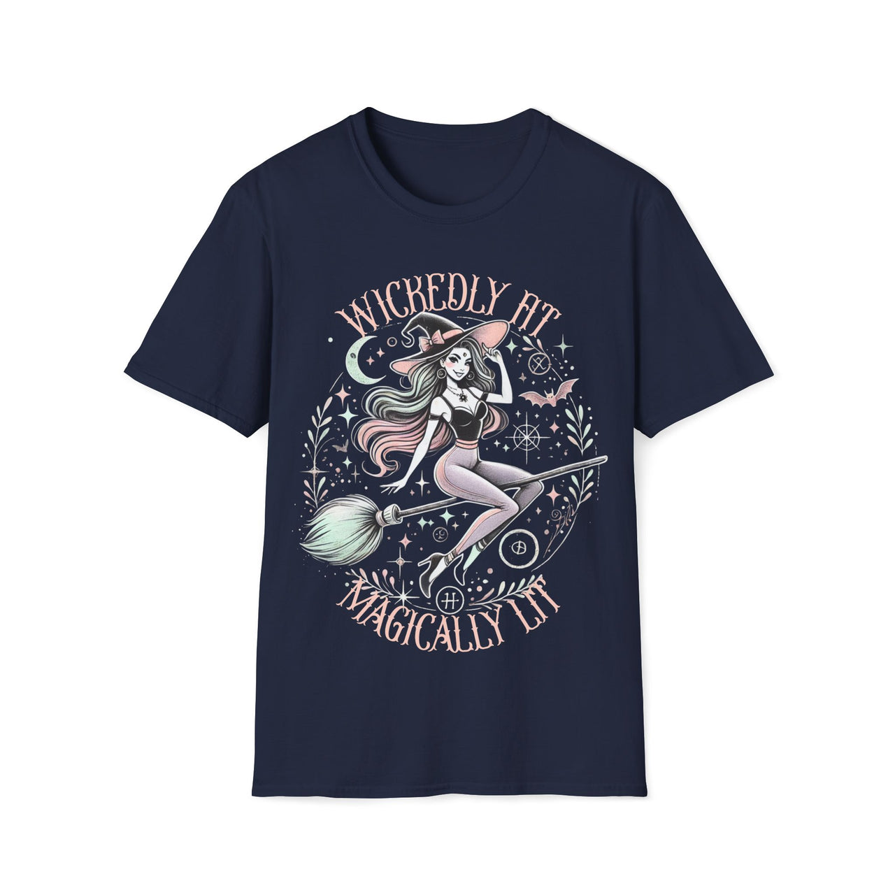 Macabre Threads Navy Charmed and Dangerous T-Shirt