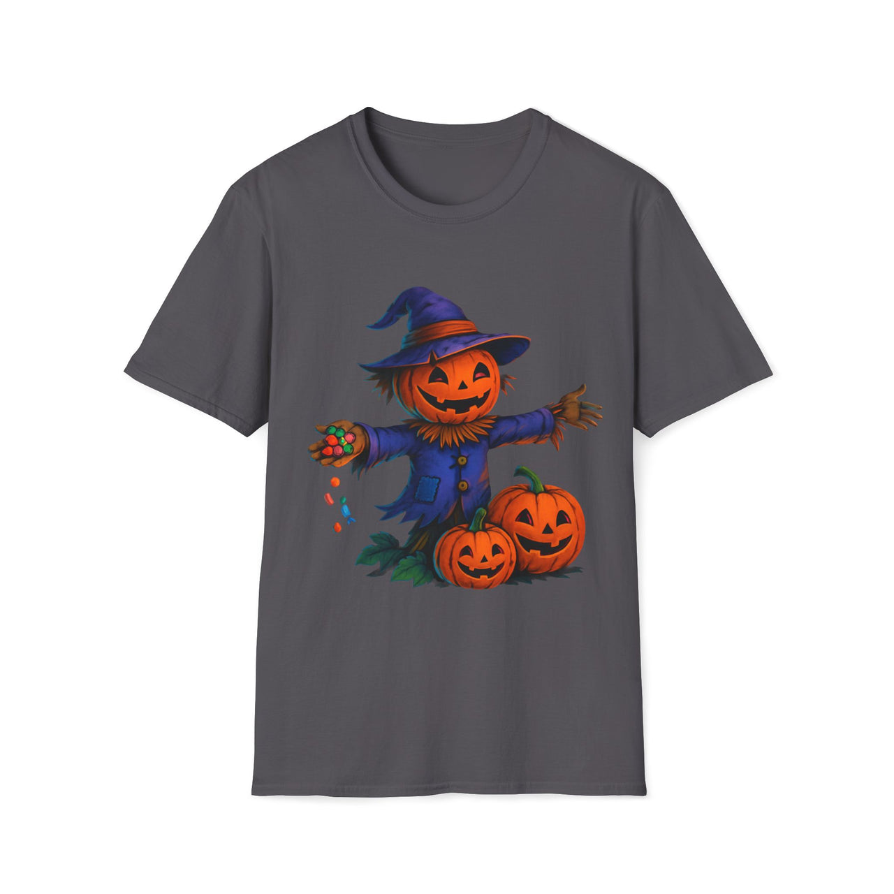 Scarecrow Shirt – Pumpkin Head Halloween T-Shirt
