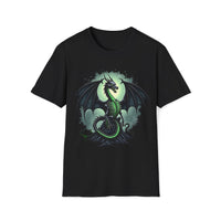 Macabre Threads Black Ichor Dragon T-Shirt – Venomous Gothic Dragon Design