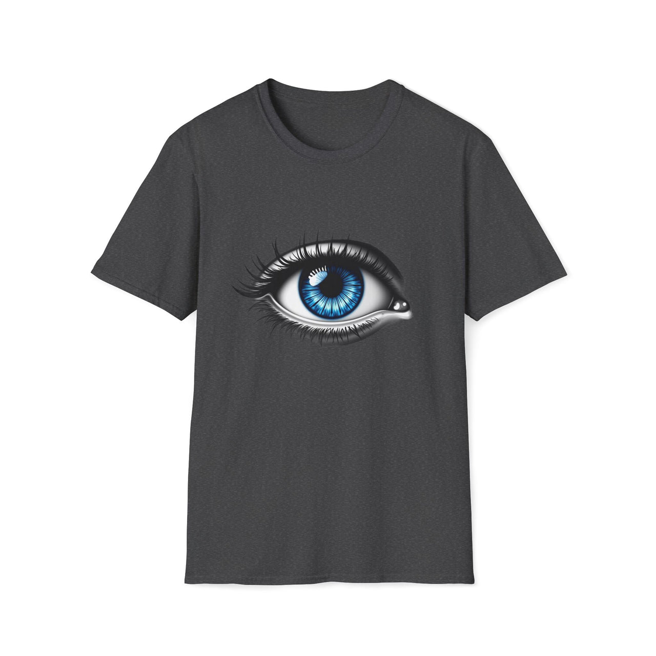 Macabre Threads Dark Heather Mystic Gaze – All-Seeing Eye T-Shirt