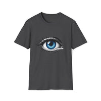 Macabre Threads Dark Heather Mystic Gaze – All-Seeing Eye T-Shirt
