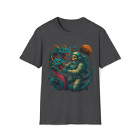 Galactic Grapple – Astronaut vs Space Serpent T-Shirt