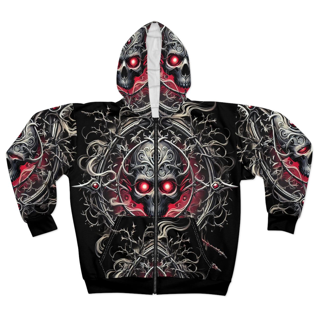 Crimson Doom Hoodie (full zip)