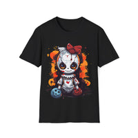 Macabre Threads Black Voodoo Doll T-Shirt – Creepy Cute Gothic Design