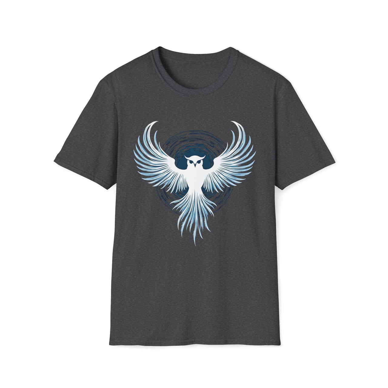 Macabre Threads Dark Heather Mystic Owl – Lunar Guardian T-Shirt