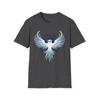 Macabre Threads Dark Heather Mystic Owl – Lunar Guardian T-Shirt