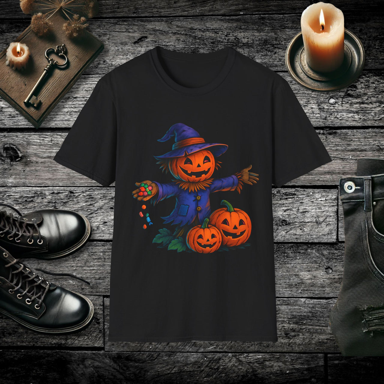 Pumpkin Scarecrow T-Shirt