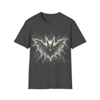 Macabre Threads Dark Heather Nightmare Flight T-Shirt – Screaming Bat Horror Tee