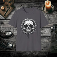 Gothic Skull Thorned Skull T Shirt – Dark Gothic Graphic Tee