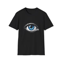 Macabre Threads Black Mystic Gaze – All-Seeing Eye T-Shirt