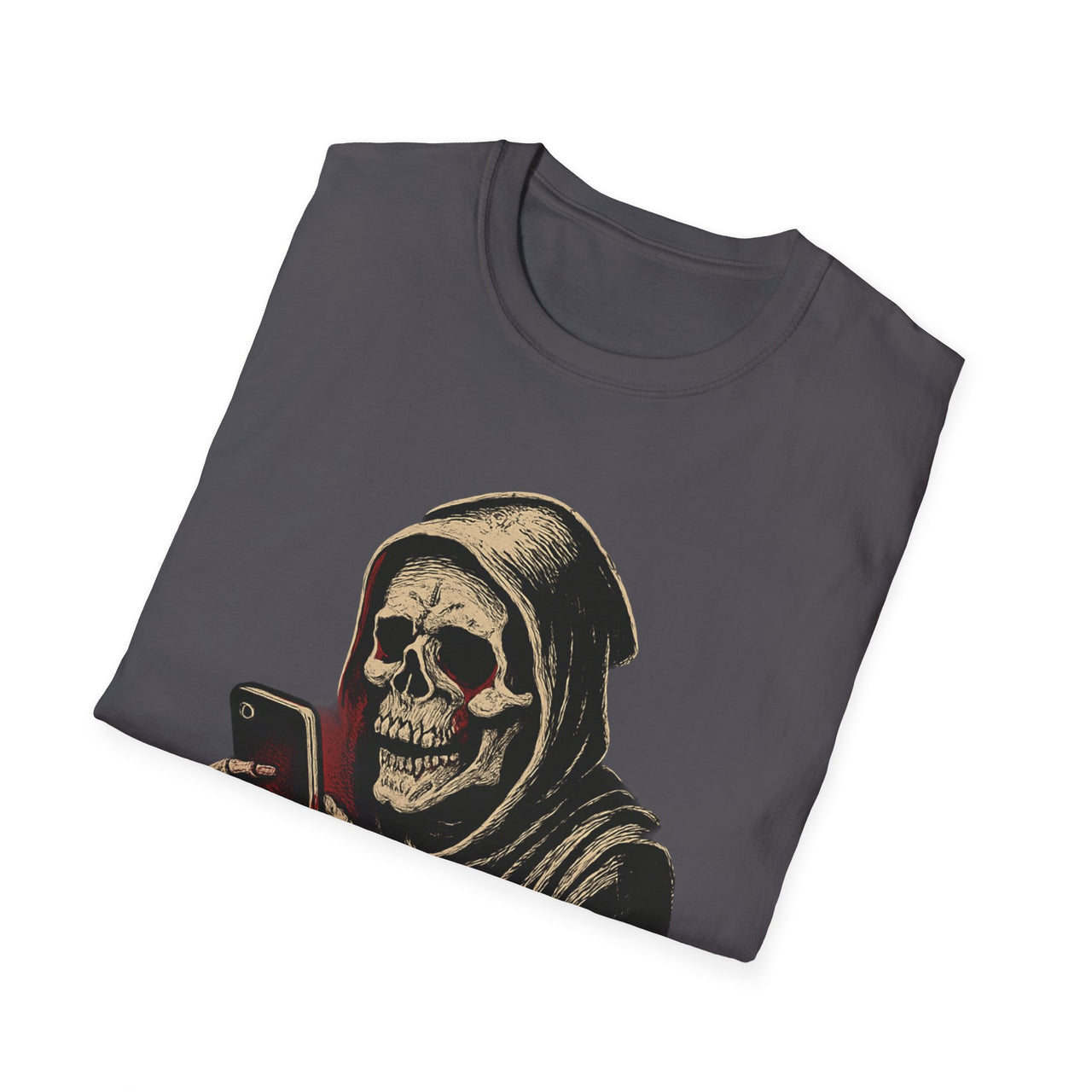 Ghosted By Therapist T-Shirt – Funny Gothic Reaper Tee