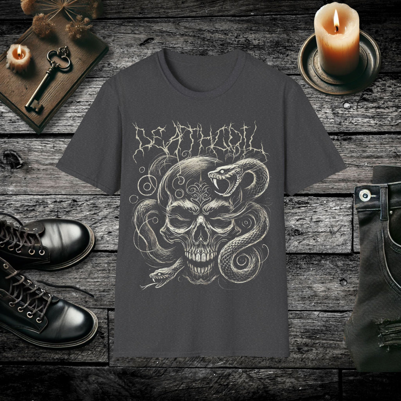 Deathcoil – Skull Snake Shirt