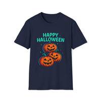 Happy Halloween Tee Shirt – Jack-O’-Lantern Pumpkin T-Shirt