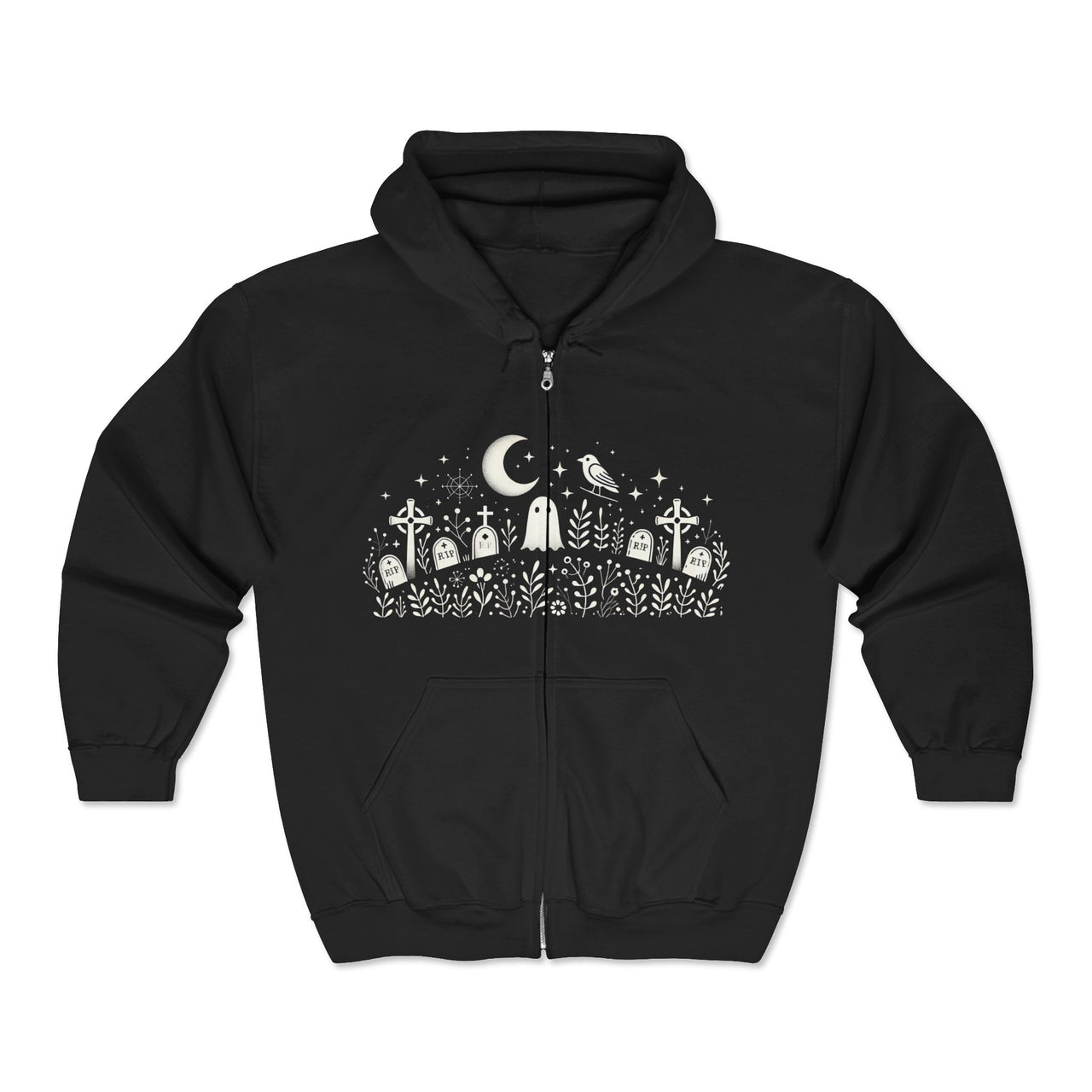 Night Whimsy Hoodie (full zip)