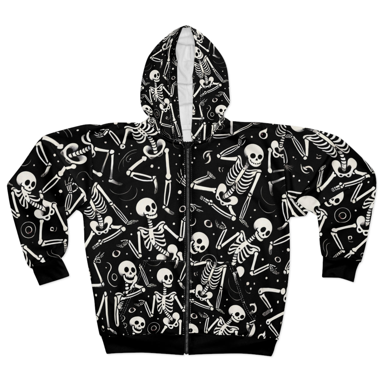 Dancing Bones Hoodie (full zip)