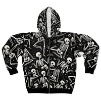 Dancing Bones Hoodie (full zip)