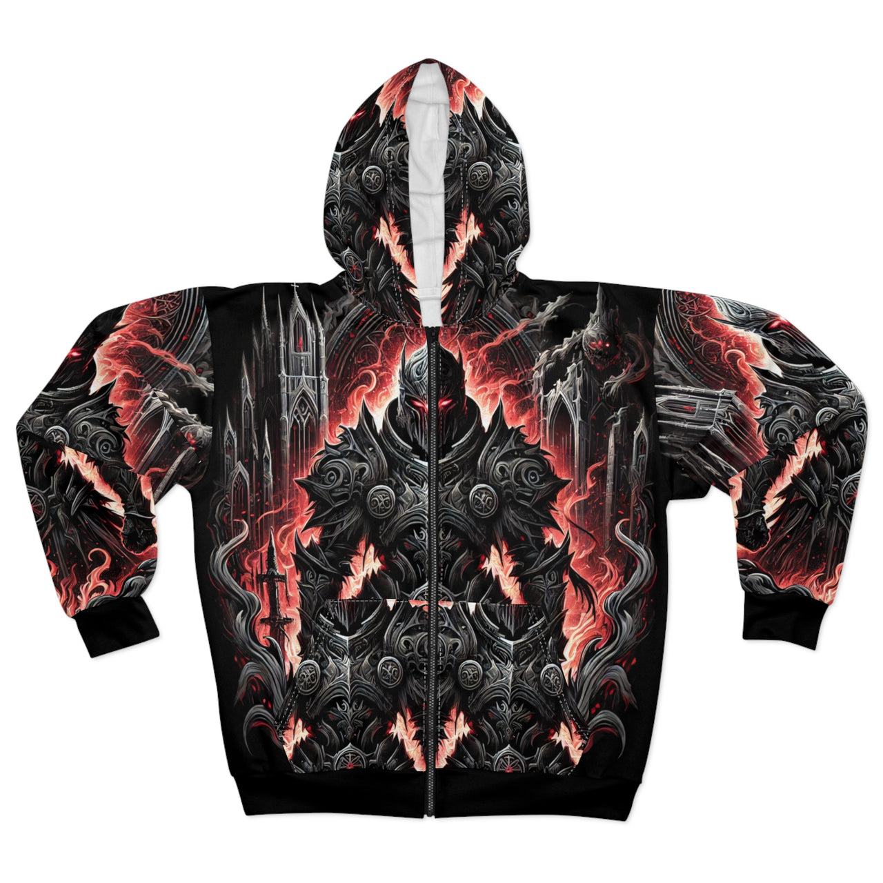 Ashen Crusader Hoodie (full zip)