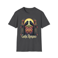 Macabre Threads Dark Heather Gothic Ravens T-Shirt – Dark Romance Crow Tee