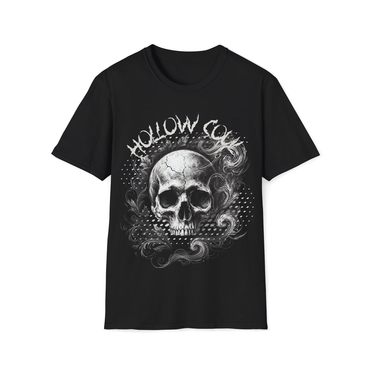 Macabre Threads Black Hollow Soul – Hollow Skull Shirt