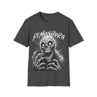 Macabre Threads Dark Heather Demonborn T-Shirt – Gothic Horror Design