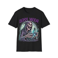 Macabre Threads Black Eternal Gamer – Grim Reaper Gaming T-Shirt