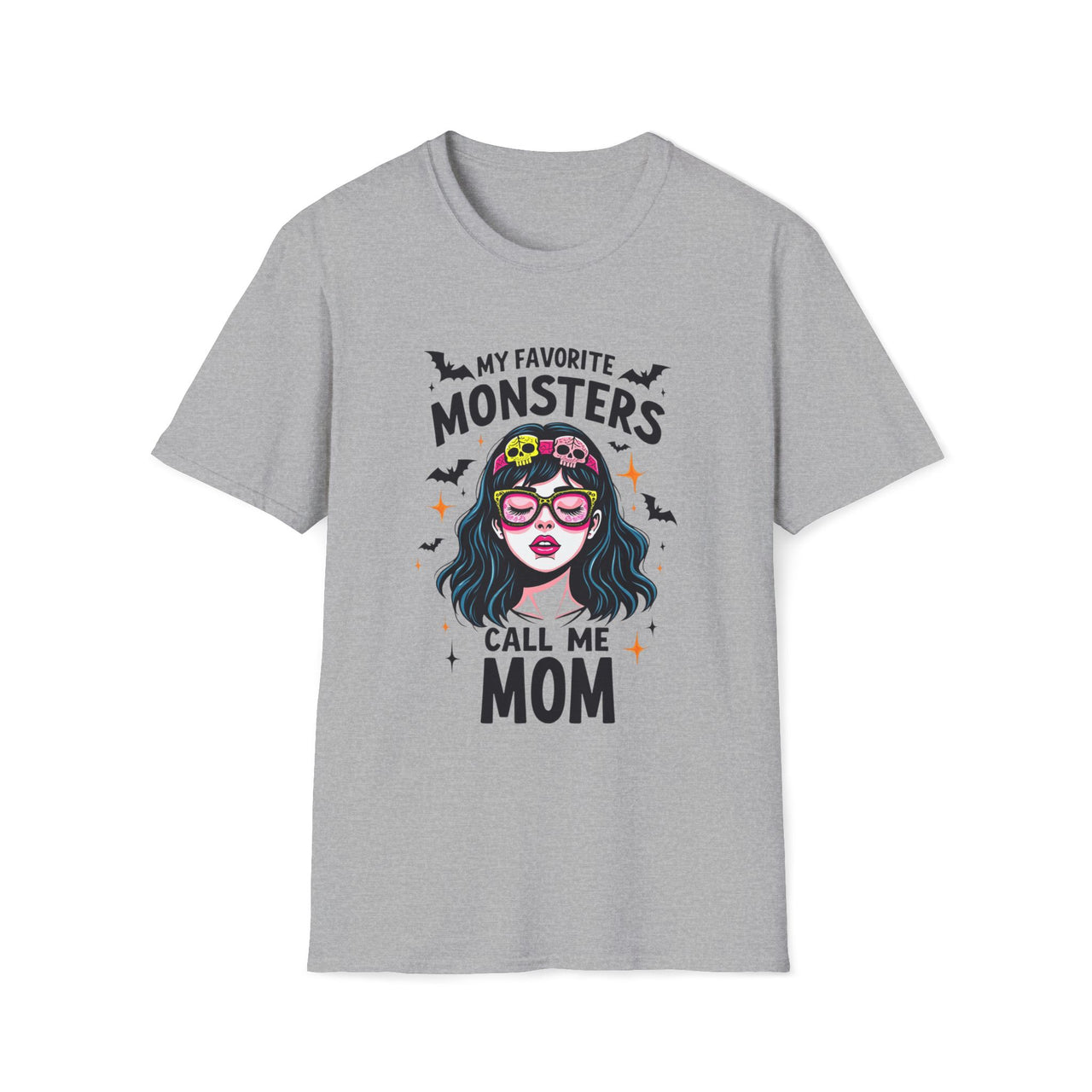 Macabre Threads Sport Grey Monster Mom T-Shirt – Funny Gothic Mom Tee