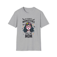 Macabre Threads Sport Grey Monster Mom T-Shirt – Funny Gothic Mom Tee
