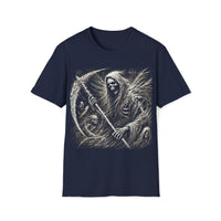 Wraith's Embrace - Gothic Horror Reaper T-Shirt