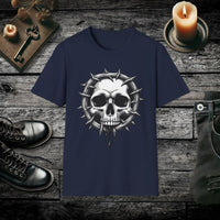Gothic Skull Thorned Skull T Shirt – Dark Gothic Graphic Tee