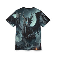 Macabre Threads Frostborn Fury All-Over Print T-Shirt – Arctic Death Reaver Tee