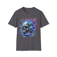 Macabre Threads Charcoal Infernal Glow T-Shirt