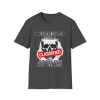Classified Skull T-Shirt – Gothic Secret Statement Tee