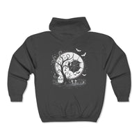 Moonlit Cemetery Hoodie (full zip)