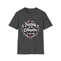 Macabre Threads Dark Heather Gothic Revival T-Shirt – Cobweb Soul Statement Tee