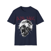 Macabre Threads Navy Blind Rage – Screaming Skull Shirt