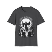 Macabre Threads Dark Heather The Summoning – Grim Reaper Graveyard T-Shirt