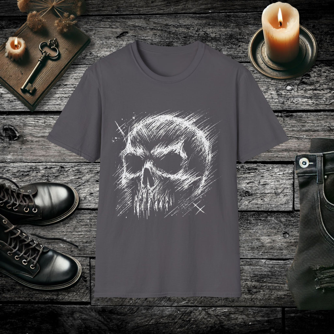 Doom Sketch – Skull Sketch Shirt