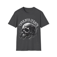 Macabre Threads Dark Heather Thorned Legacy – Skull with Thorns Shirt
