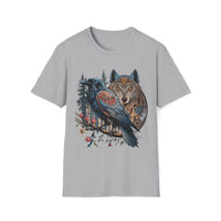 Macabre Threads Sport Grey Mystical Companions T-Shirt