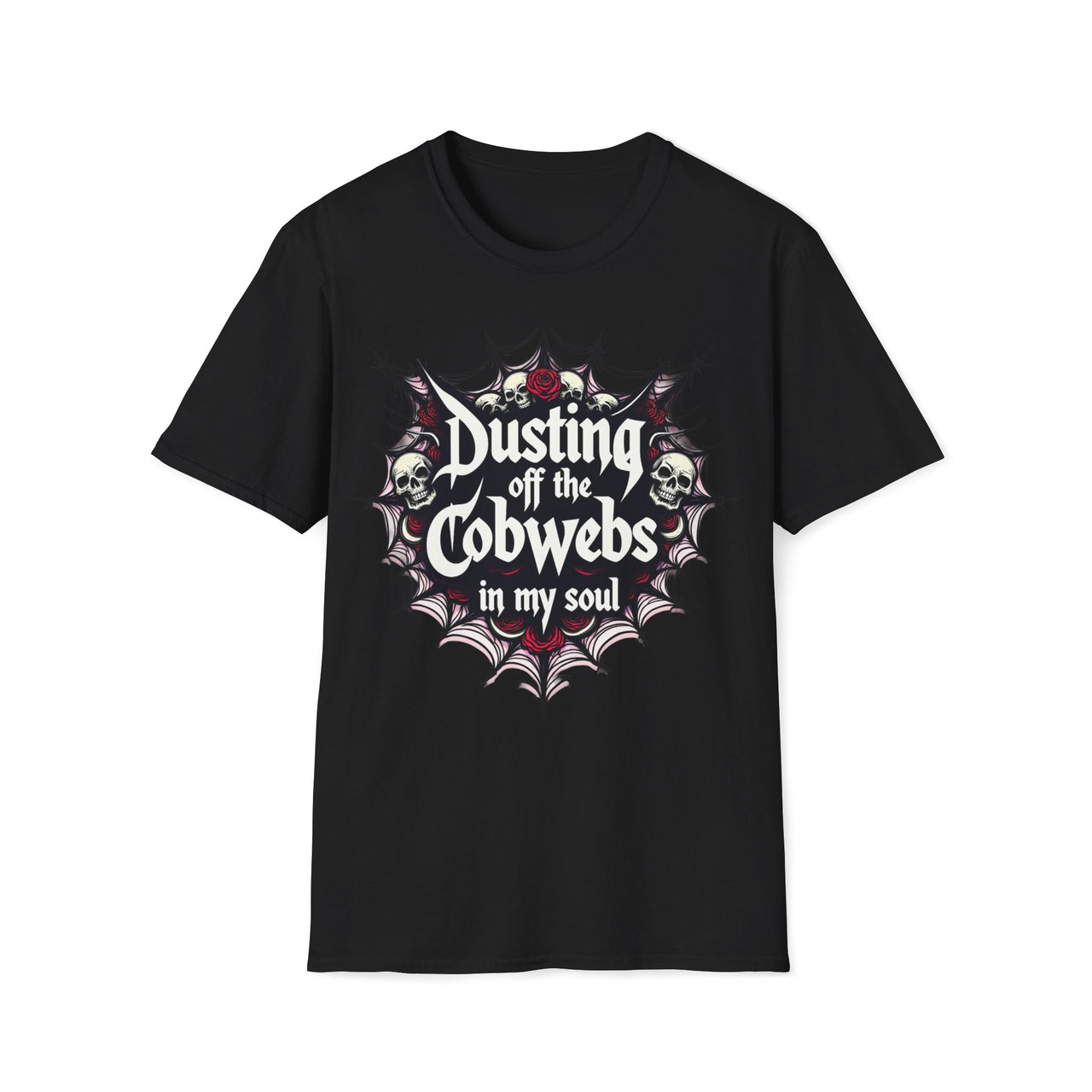 Macabre Threads Black Gothic Revival T-Shirt – Cobweb Soul Statement Tee