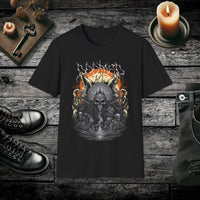 Doomed Skull Art T Shirt – Apocalyptic Gothic Skull Tee