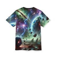 Macabre Threads Cosmic Leviathan All-Over Print T-Shirt – Deep Space Sea Monster Tee