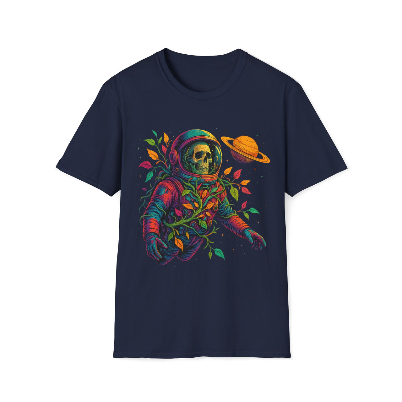 Saturn’s Grave T-Shirt | Cosmic Gothic Astronaut Tee