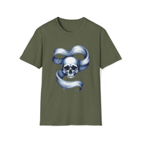 Macabre Threads Stellar Skull Galaxy Skull T Shirt – Cosmic Gothic Tee