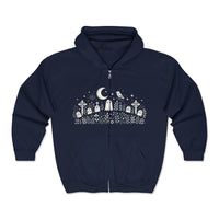 Night Whimsy Hoodie (full zip)