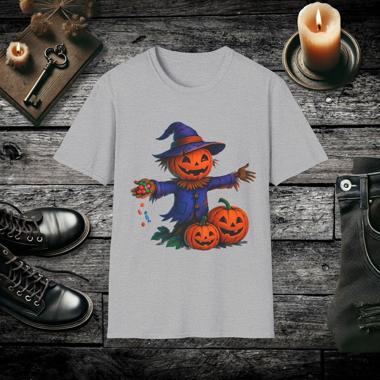 Pumpkin Scarecrow T-Shirt