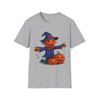 Scarecrow Shirt – Pumpkin Head Halloween T-Shirt