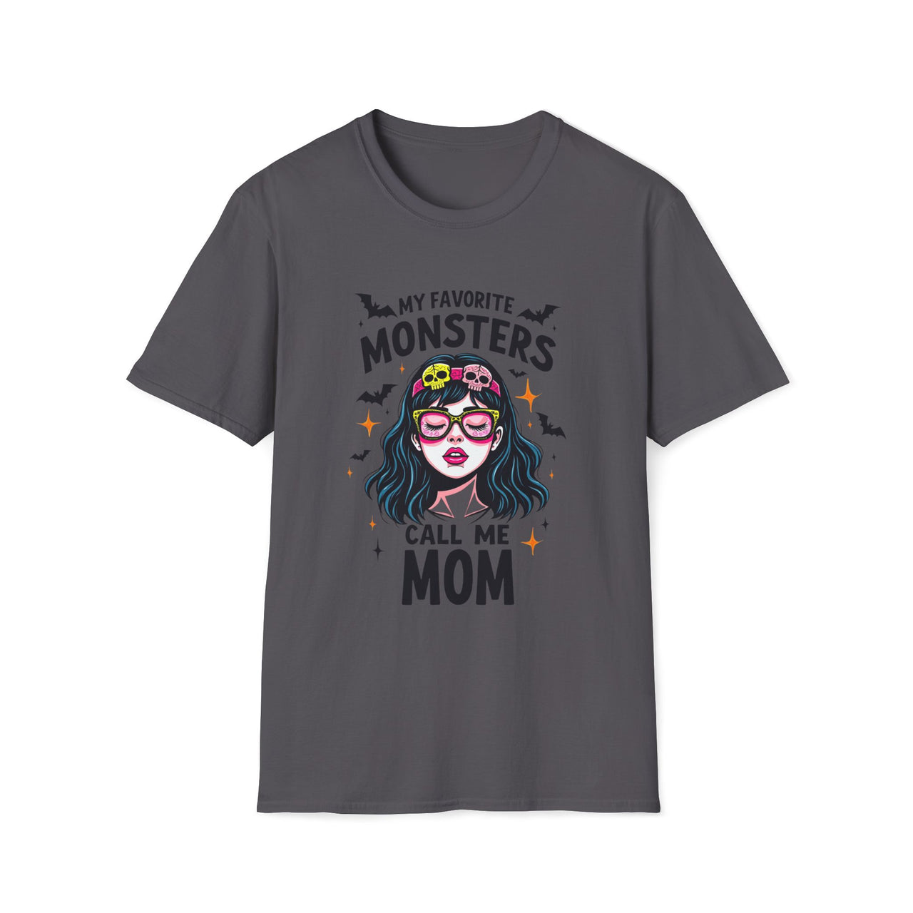 Macabre Threads Charcoal Monster Mom T-Shirt – Funny Gothic Mom Tee