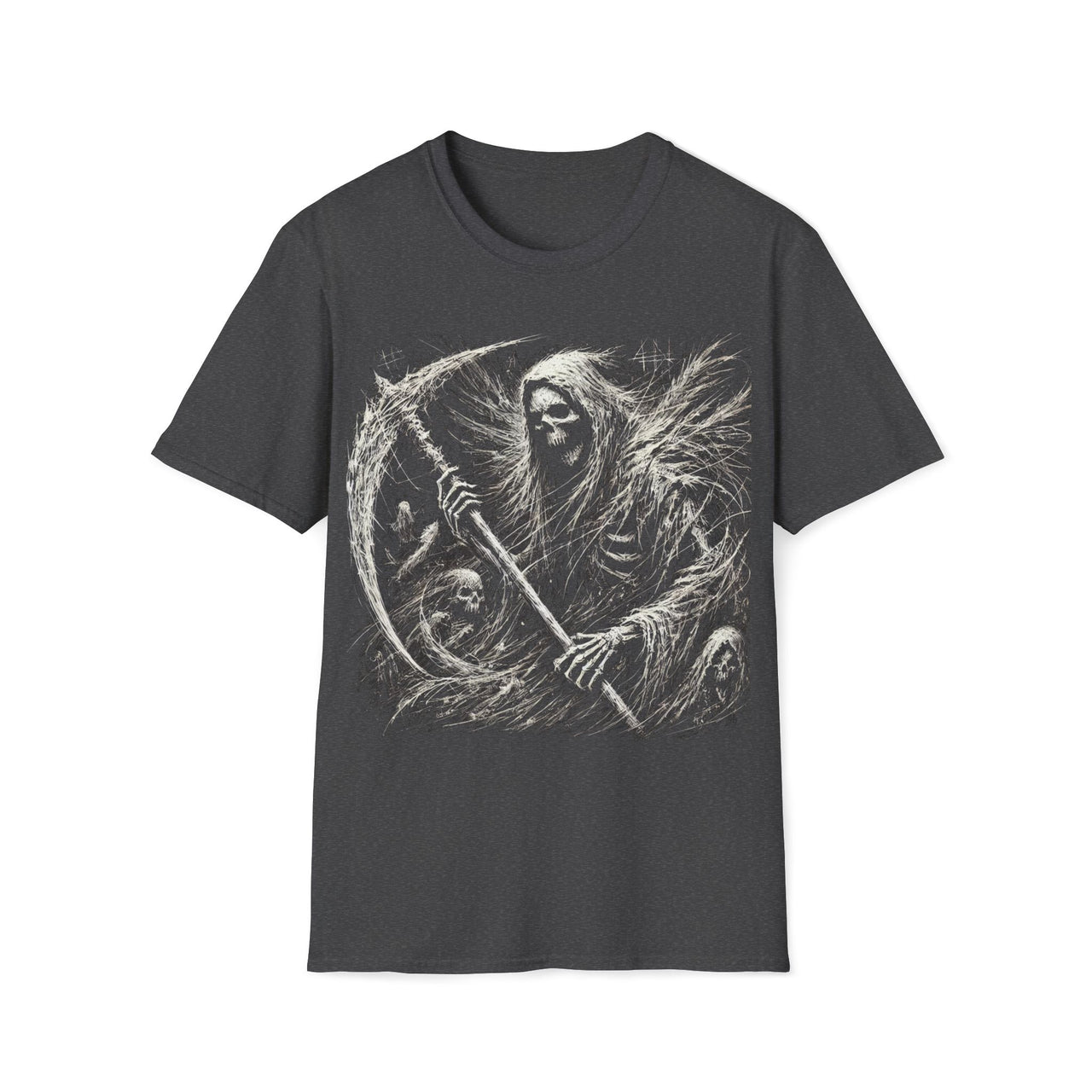 Wraith's Embrace - Gothic Horror Reaper T-Shirt